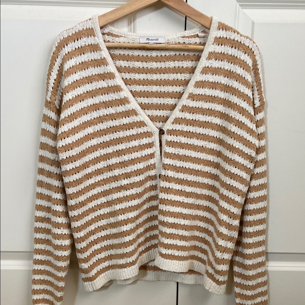 Madewell crochet cardigan